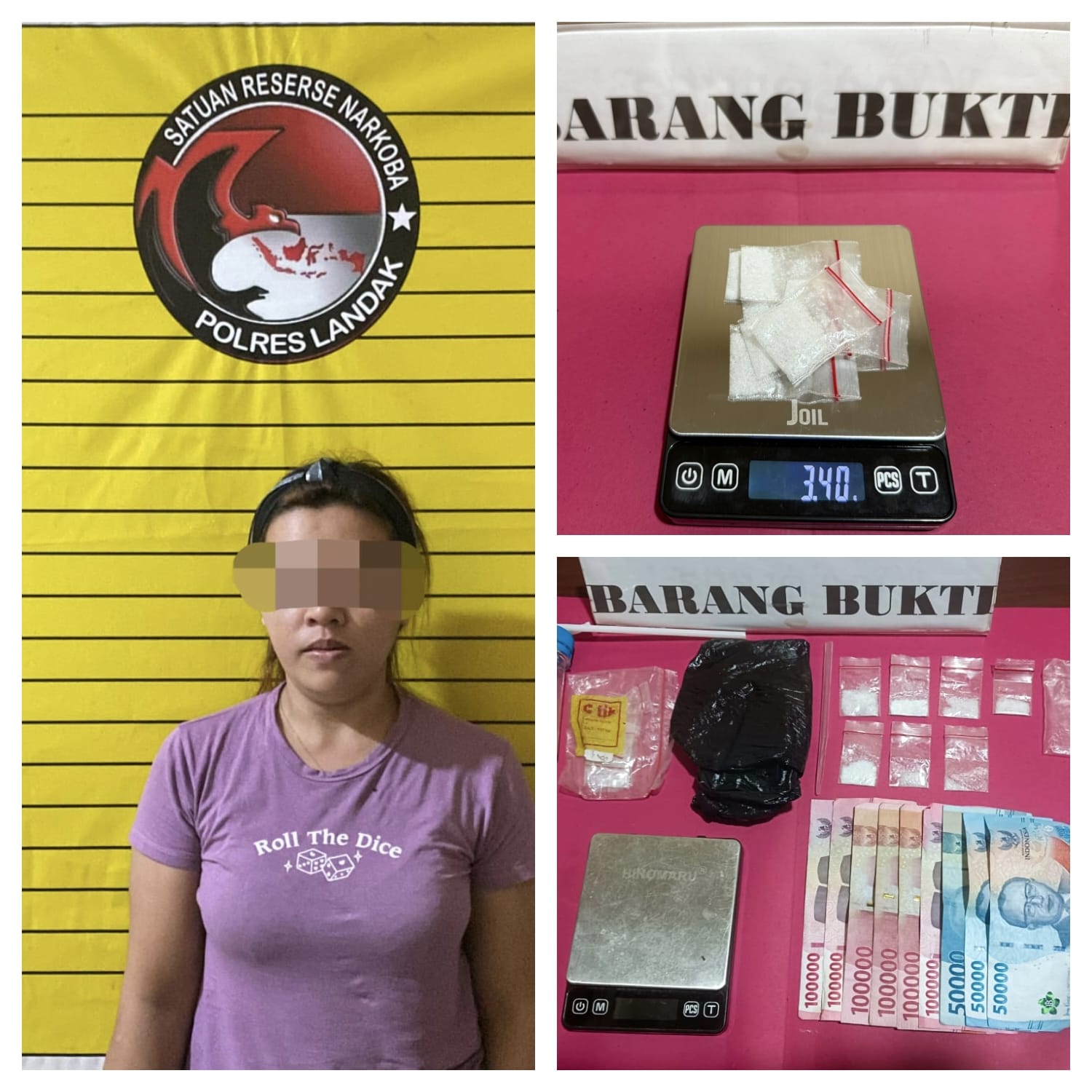 Awal Tahun 2026, Satresnarkoba Polres Landak Bongkar Peredaran Sabu di Mandor
