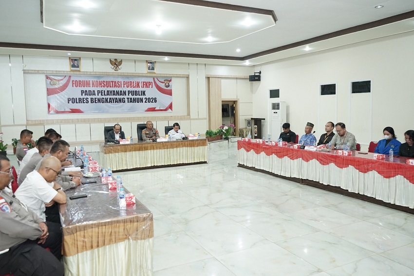 Polres Bengkayang Gelar Forum Konsultasi Publik Berbasis Digital