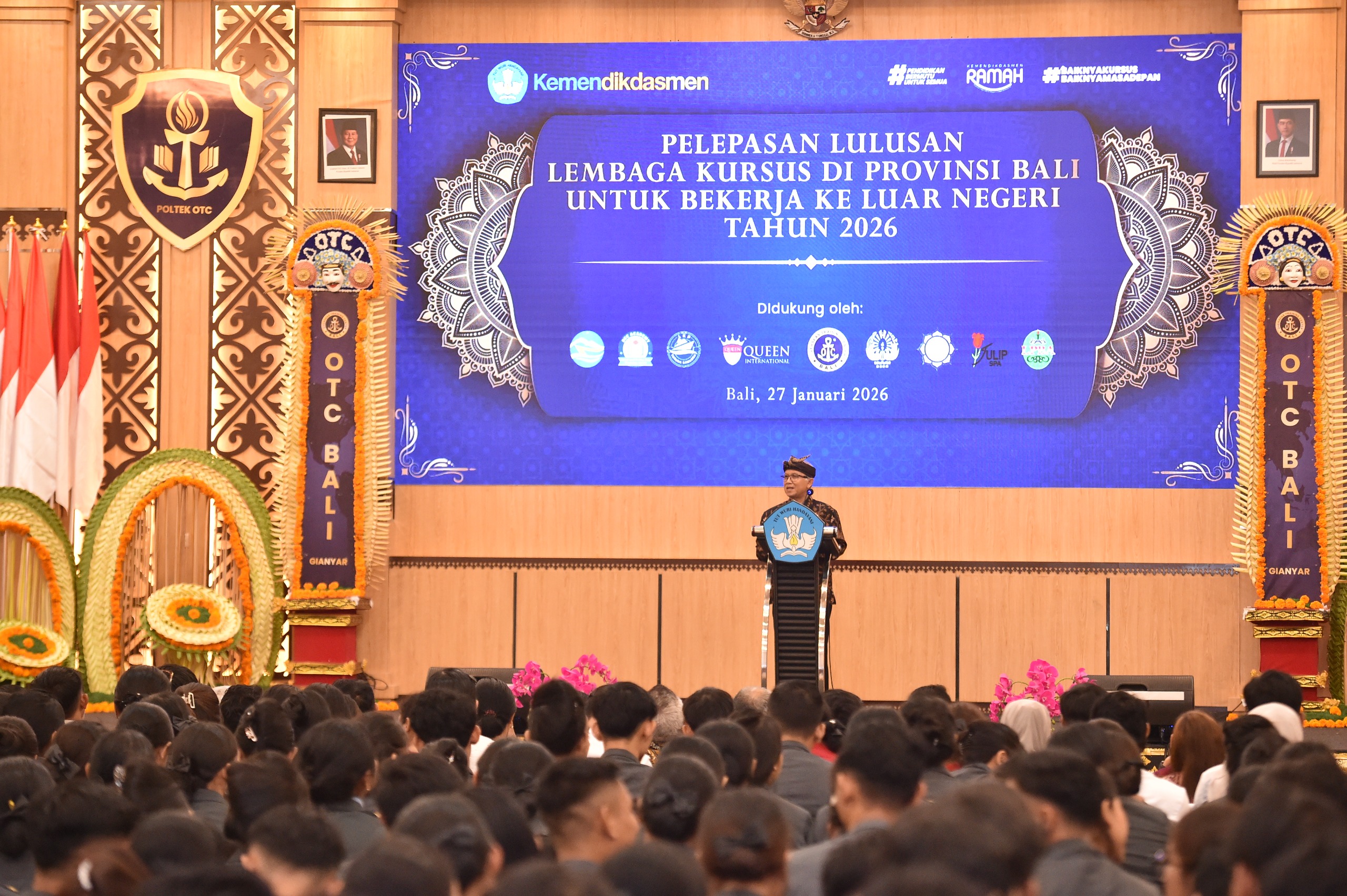 Tahap Awal, Seribu Lebih Lulusan LKP Bali Berkarir ke Luar Negeri Tahun Ini